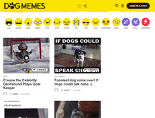 Tablet Screenshot of dogmemes.com